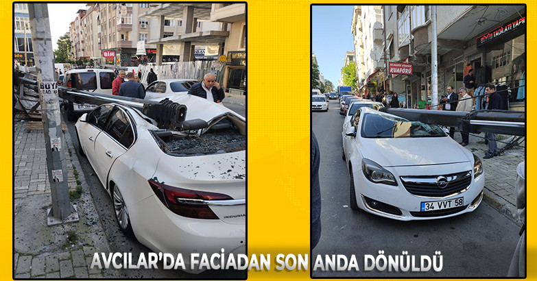 Avcılar'da Faciadan Son Anda Dönüldü