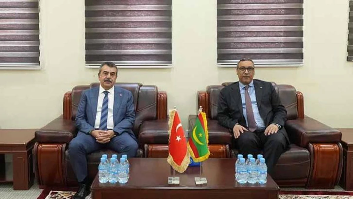 Bakan Tekin, Moritanya Yükseköğretim Bakanı Moine ile Eğitimde İş Birliğini Görüştü