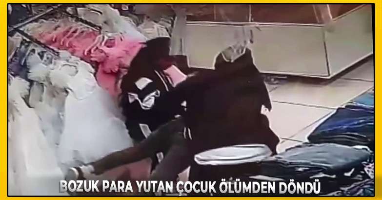 Bozuk para yutan çocuk ölümden döndü