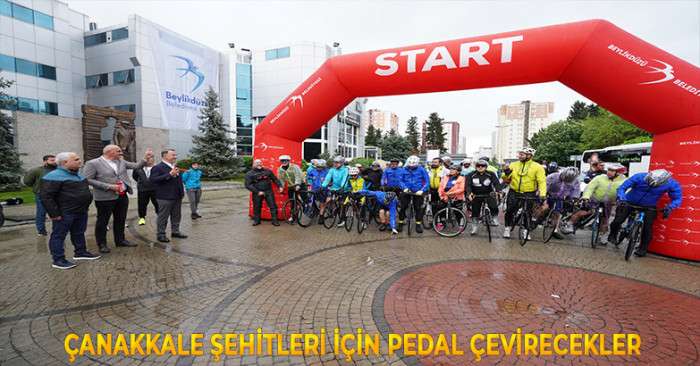 ÇANAKKALE ŞEHİTLERİ İÇİN PEDAL ÇEVİRECEKLER