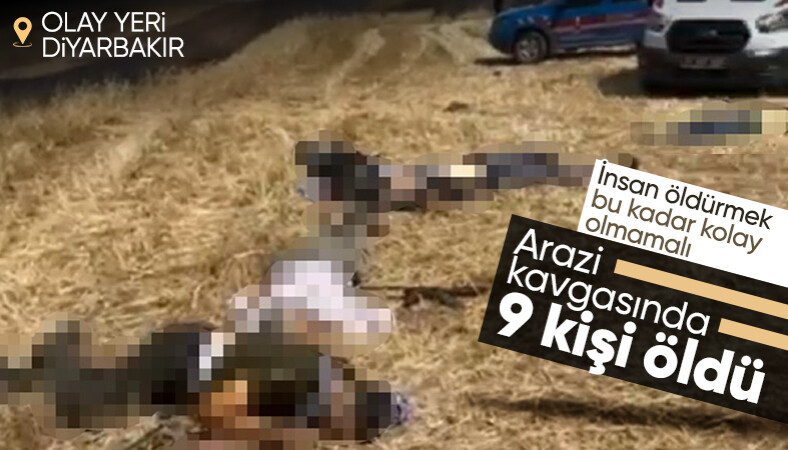 Diyarbakır'da arazi kavgası: 9 ölü