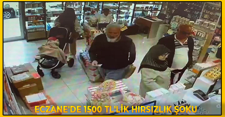 Eczane'de 1500 Tl'lik Hırsızlık Şoku