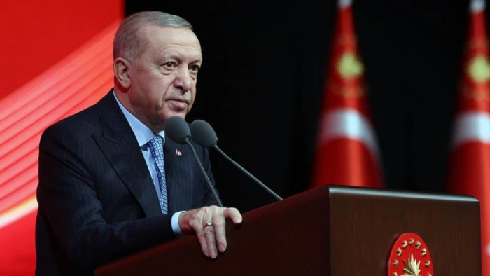 Erdoğan: Milletimizin kararlılığıyla terörsüz Türkiye'ye ilerliyoruz.