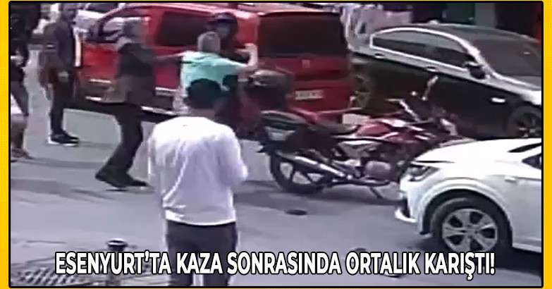 Esenyurt'ta Kaza Sonrasında Ortalık Karıştı!