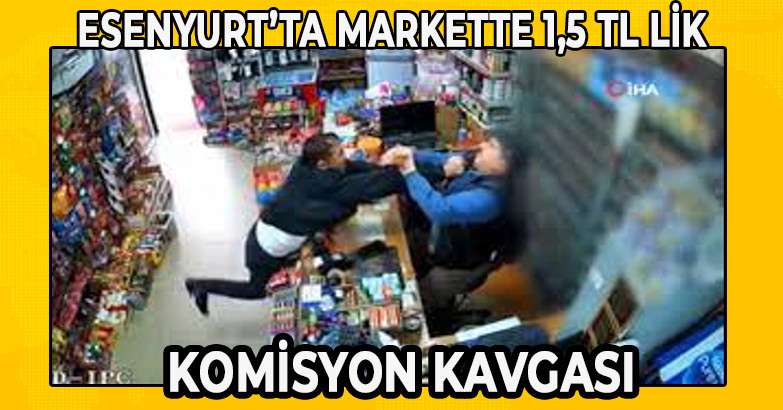 Esenyurt'ta Markette 1,5 Tl 'lik Komisyon Kavgası