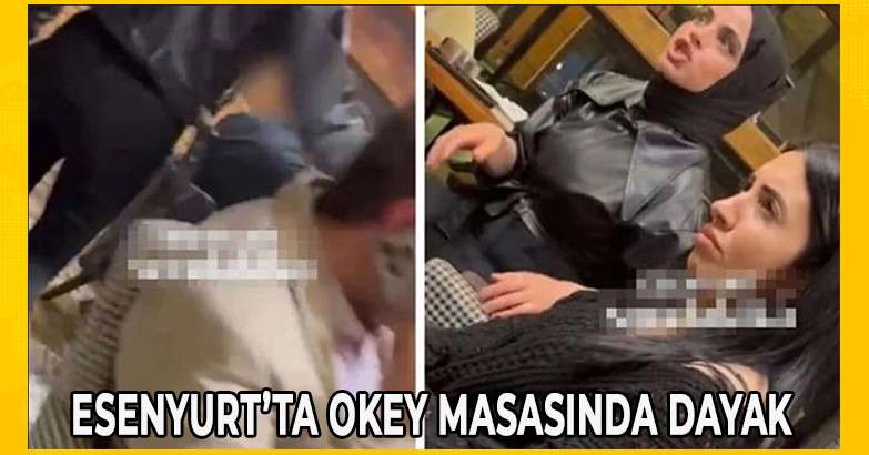 Esenyurt'ta Okey Masasında  Dayak